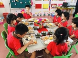 Dịch vụ nhận nấu suất ăn trường mầm non, tiểu học tại Thuận An, Bình Dương