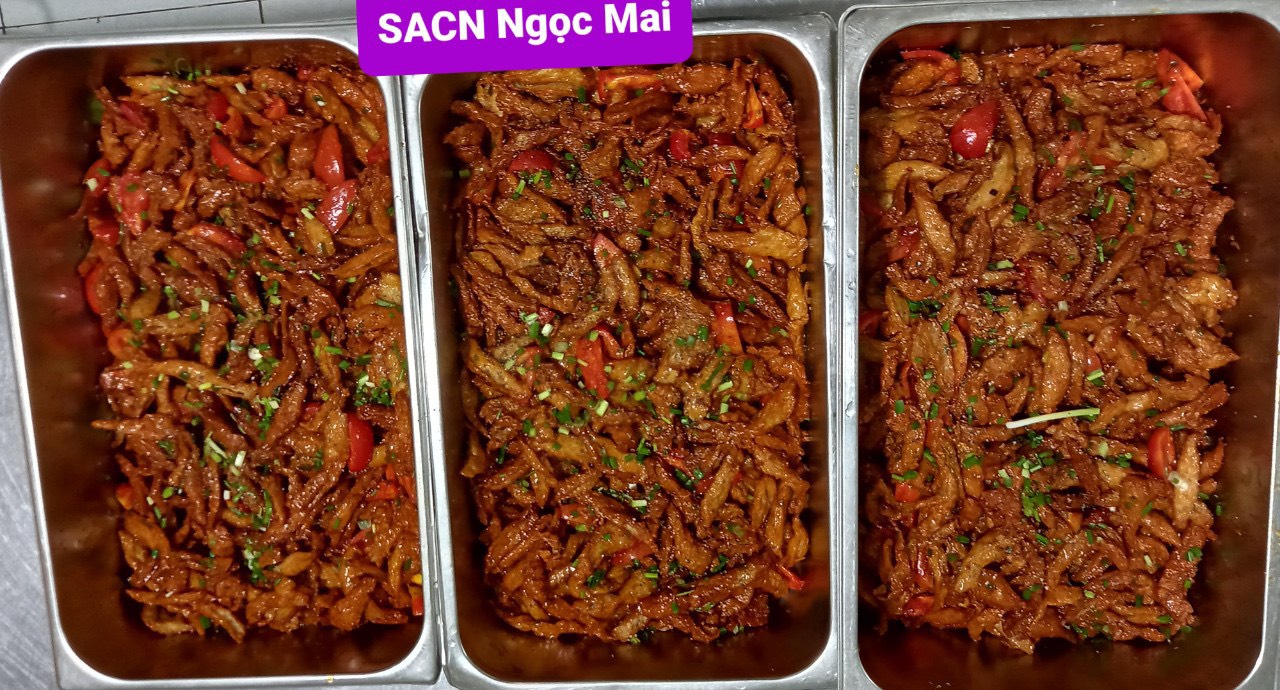 Hình ảnh chất lượng thực phẩm suất ăn công nghiệp Ngọc Mai