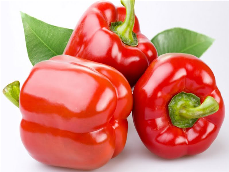 Công dụng của ớt chuông đỏ- Suất ăn công nghiệp Ngọc Mai Thuận An Bình Dương