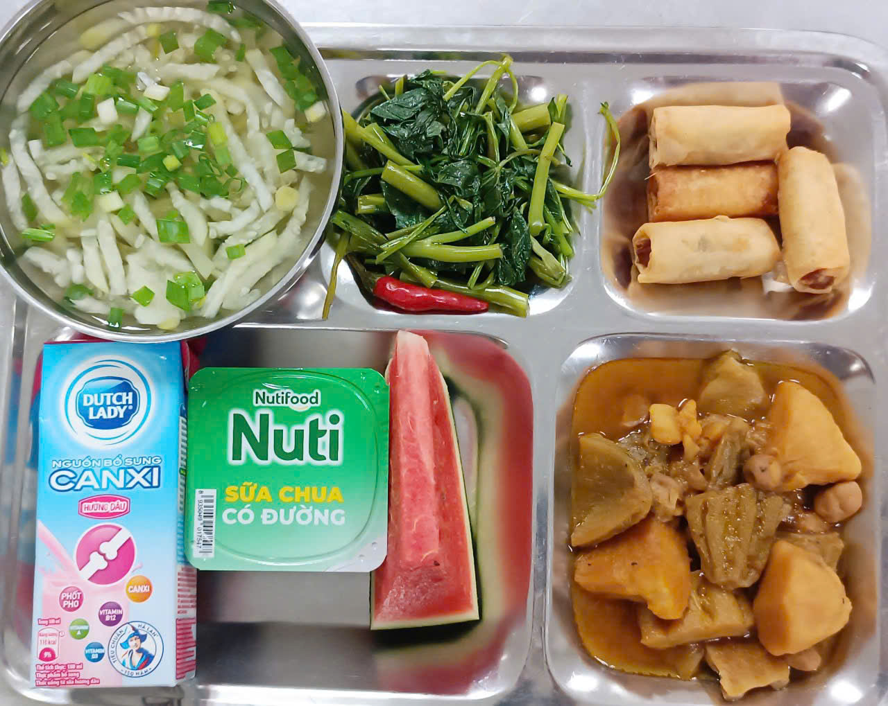 Hình ảnh thực đơn món chay của Suất ăn công nghiệp Ngọc Mai 